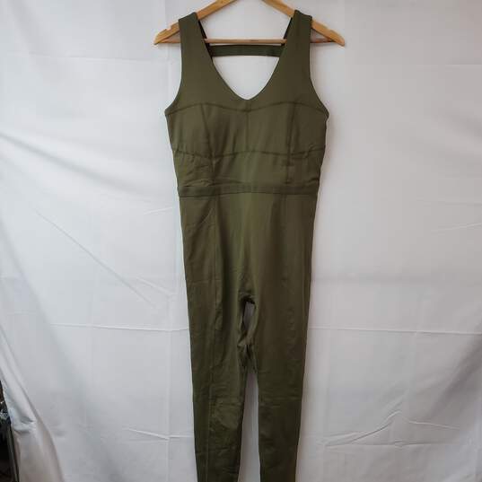 Buy the Fabletics Green Sleeveless Jumpsuit Women's XL NWT