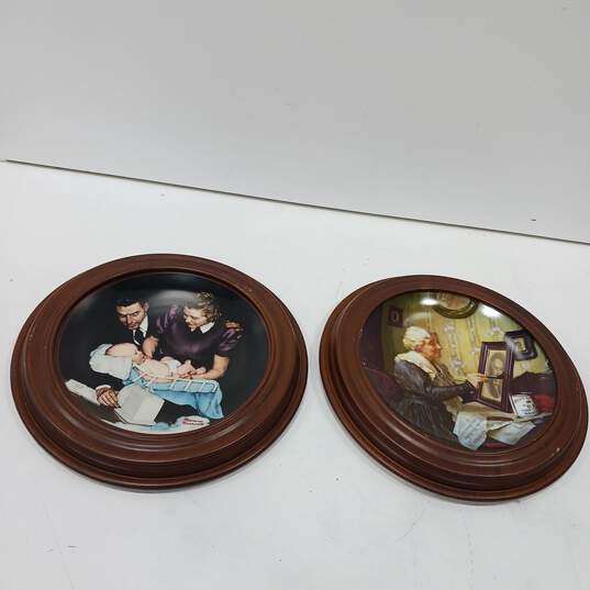 6pc. Set of  Knowles Norman Rockwell Plates image number 2