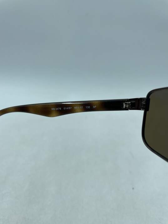 Ray-Ban Tortoise Rectangle Sunglasses image number 7