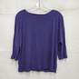 Eileen Fisher WM's Violet Long Sleeve Top Size S/P image number 1