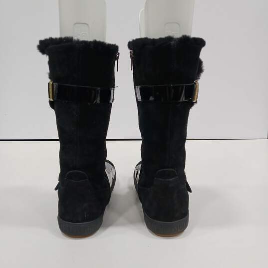 Birkenstock Women's Black Faux Fur Boots Size 6.5 (37 EU) image number 5