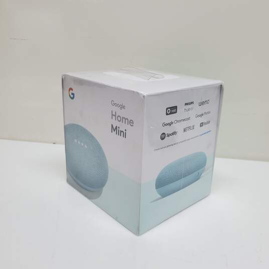 Google Home Mini GA00275-US Smart Speaker with Google Assistant - Aqua BRAND NEW image number 2