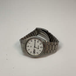 Designer Seiko Silver-Tone Stainless Steel Round Dial Analog Wristwatch alternative image