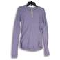 Lululemon Womens Lavender Crew Neck Long Sleeve Pullover T-Shirt Size 4 image number 1