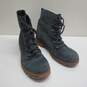 Sorel Lennox Lace Dark Moss Gum 2 Rain Boot Waterproof Leather Women Size 11 image number 2