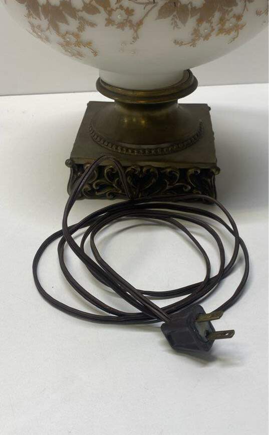 Hollywood Regency Ceramic Table Top Vintage Lamp image number 4