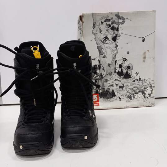 Burton Invader Men's Black Snowboard Boots Size 9 IOB image number 2
