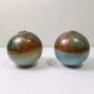Pair of Decorative Art Glass Bulbs image number 1