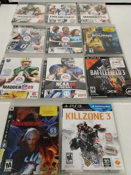Bundle of 11 Assorted Playstation 3 Games