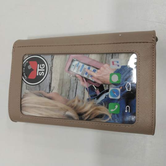Tan Wallet Phone Case Combo image number 4