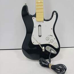 Harmonix Black/White Fender Stratocaster Rockband Guitar For Xbox 360 alternative image