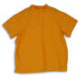 Mens Orange Short Sleeve Omni Shade Sun Protection Golf Polo Shirt Size 4X image number 2