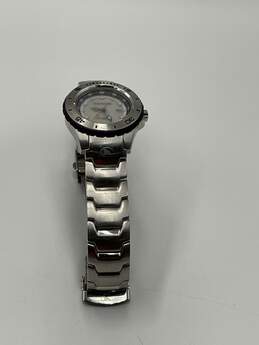 Mens FS81215 Silver-Tone Round Blue Dial Analog Quartz Wristwatch 143.1g