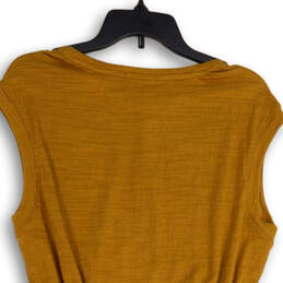NWT Womens Brown Rowen Round Neck Sleeveless Pullover Mini Dress Size S alternative image