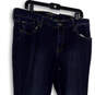 Womens Blue Medium Wash Pockets Regular Fit Denim Bootcut Jeans Size 16W image number 3