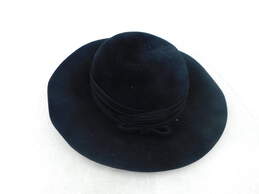Vintage NWT I. Magnin Betmar Women's Black Felt Hat