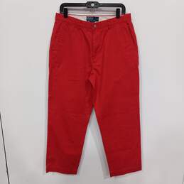 Polo by Ralph Lauren Red Chino Pants Men's Size 33x30