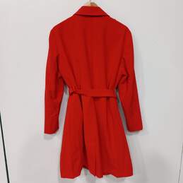 H&M Women's Red Coat Size 16 alternative image