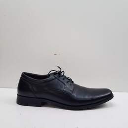 Perry Ellis Portfolio Juan Plain Toe Oxford Black Dress Shoes Men's Size 10
