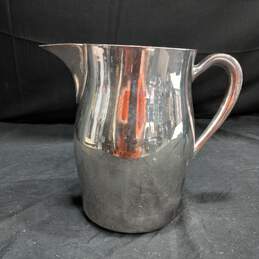 Vintage 7" Tall Silver on Copper Pitcher