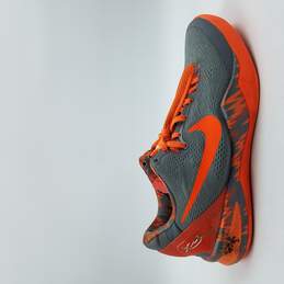 Nike Kobe 8 System Sneaker Men's Sz 7.5 Gray/Orange