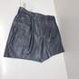 Wm Zara Mini Leather Shorts Sz L image number 2