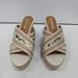 Coach Florentine Wedge Sandals Women's Size 7.5B image number 1