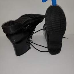 The Dr. Martens Black Airwair Zavala Leather Combat Boots AW004 Sz US8 UK6 EUR39 alternative image