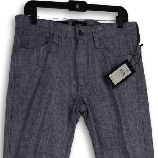NWT Mens Blue Courage Timeless Twill Straight Leg Ankle Pants Size 32x32 image number 3