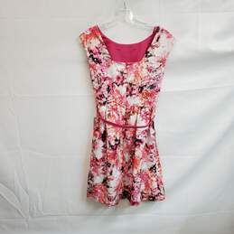 Eliza J Pink Floral Patterned Shift Dress WM Size 4P NWT alternative image