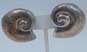 Bat-Ami Sterling Silver Electroform Chunky Clip Earrings 37.5g image number 3