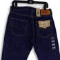 NWT Mens Blue 501 Denim Medium Wash Stretch Straight Jeans Size 32X36 image number 4