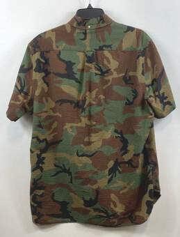 Ralph Lauren Camouflage Button-Up Short Sleeved Shirt - Size Large alternative image