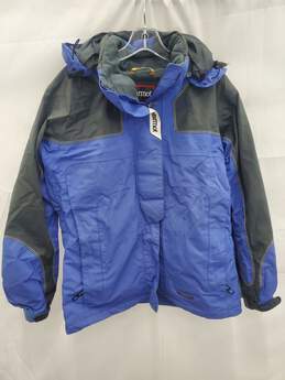 Marmot Ski Coat Jacket S Women Blue Nylon Full Zip