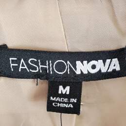 Fashion Nova Women Taupe Coat M NWT alternative image