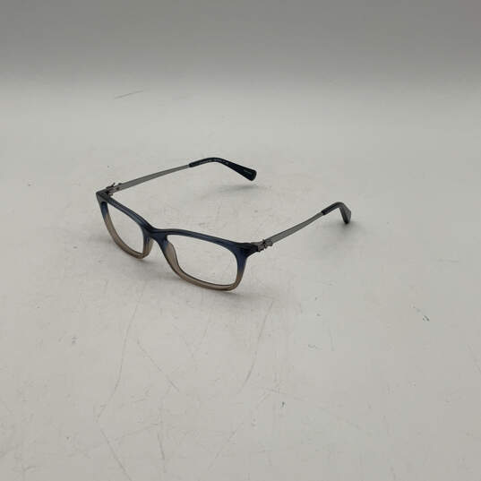 NIB Womens Blue HC6110 Acetate Full Rim Reading Eyewear Glasses w/ Case image number 3
