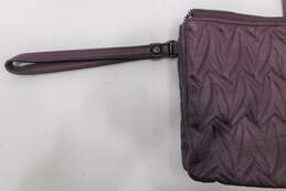 Simply Vera Vera Wang Burgundy Tailor Ruched Clutch alternative image