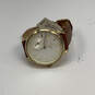 Designer Fossil NDW2D Gold-Tone Dial Stainless Steel Analog Wristwatch image number 3