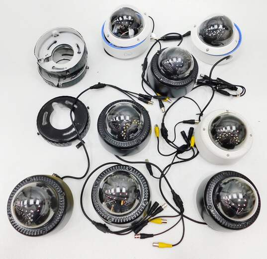 9  CCTV Security Cameras Untested NTSC VC-CA-HDDIR-610 image number 1