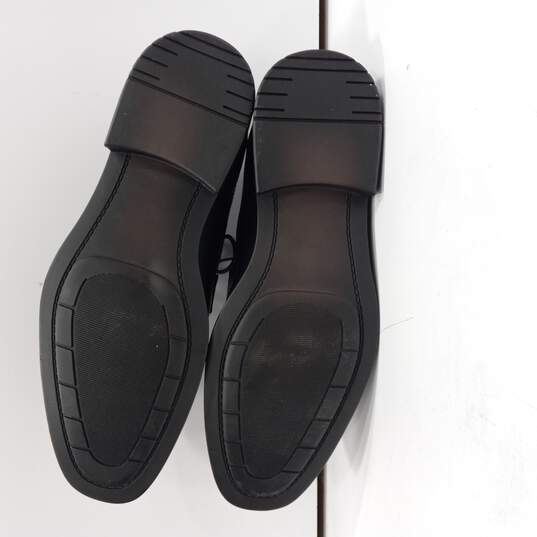 Men's Black 'Merrick 001' Leather Oxford Shoes Size 10.5 D image number 5