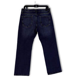 NWT Womens Blue Denim Medium Wash Pocket Straight Leg Jeans Size 32/28 alternative image