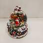 Vintage Kirkland Christmas Santa Claus Bear Snow Globe New In Box image number 2