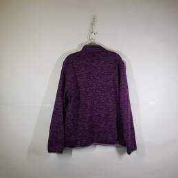 Womens Heather Mock Neck Long Sleeve Pullover Sweater Size XL 46-48 alternative image
