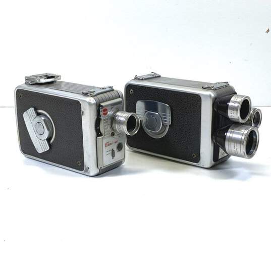 Lot of 2 Vintage Kodak Brownie 8mm Movie Cameras image number 1