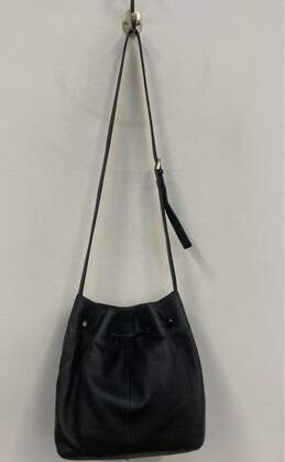 Kate Spade Pebble Leather Cooper Drawstring Bucket Bag Black alternative image