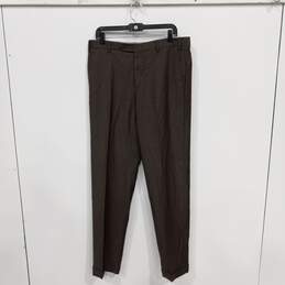 Zanella Men's Brown Dress Pants Size 35