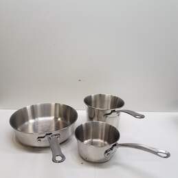 Lot of 3 Assorted Farberware Millennium Cookware-Pots-SOLD AS IS, NO LIDS