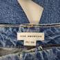 NWT Good American WM's Indigo Blue Denim Distressed Jeans Size 00 x 24 image number 3