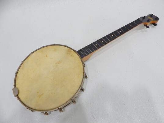 VNTG Maxitone Brand 4-String Open-Back Tenor Banjo (Parts and Repair) image number 2