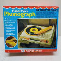 Fisher-Price Phonograph Record Player IOB
